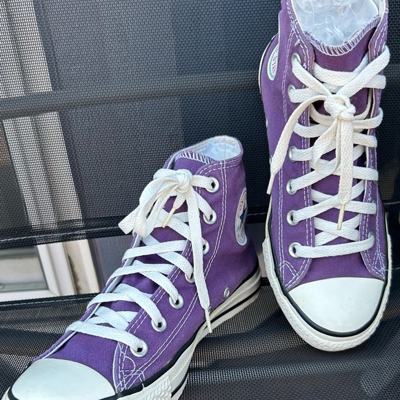 Converse Violet High-Top Sneakers - Picture 6 of 13